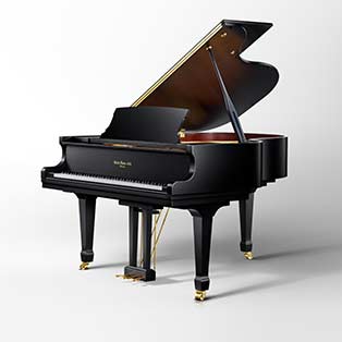 The Hallet Davis HS170 grand piano